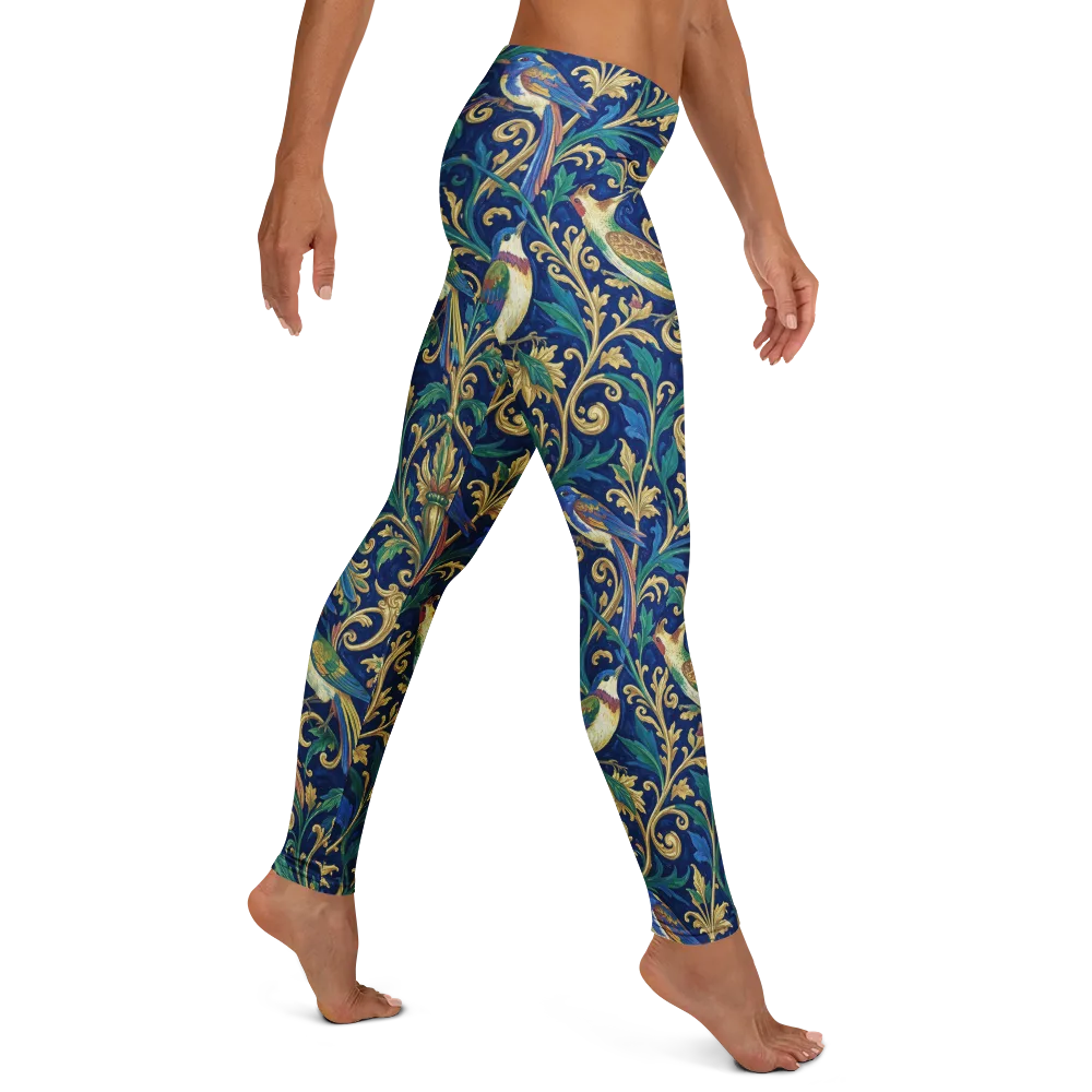 Gilded Songbirds on Leggings — Right