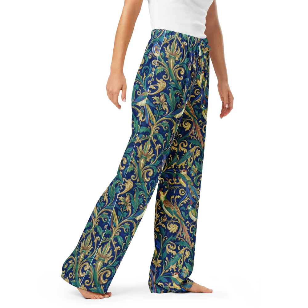 Gilded Songbirds on Women's Pajama Pants — Right Front
