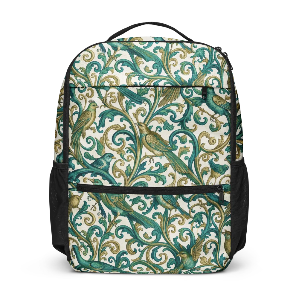 Aviary Arabesque on Utility Backpack — Front