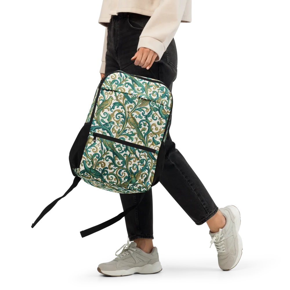Aviary Arabesque on Utility Backpack — Front