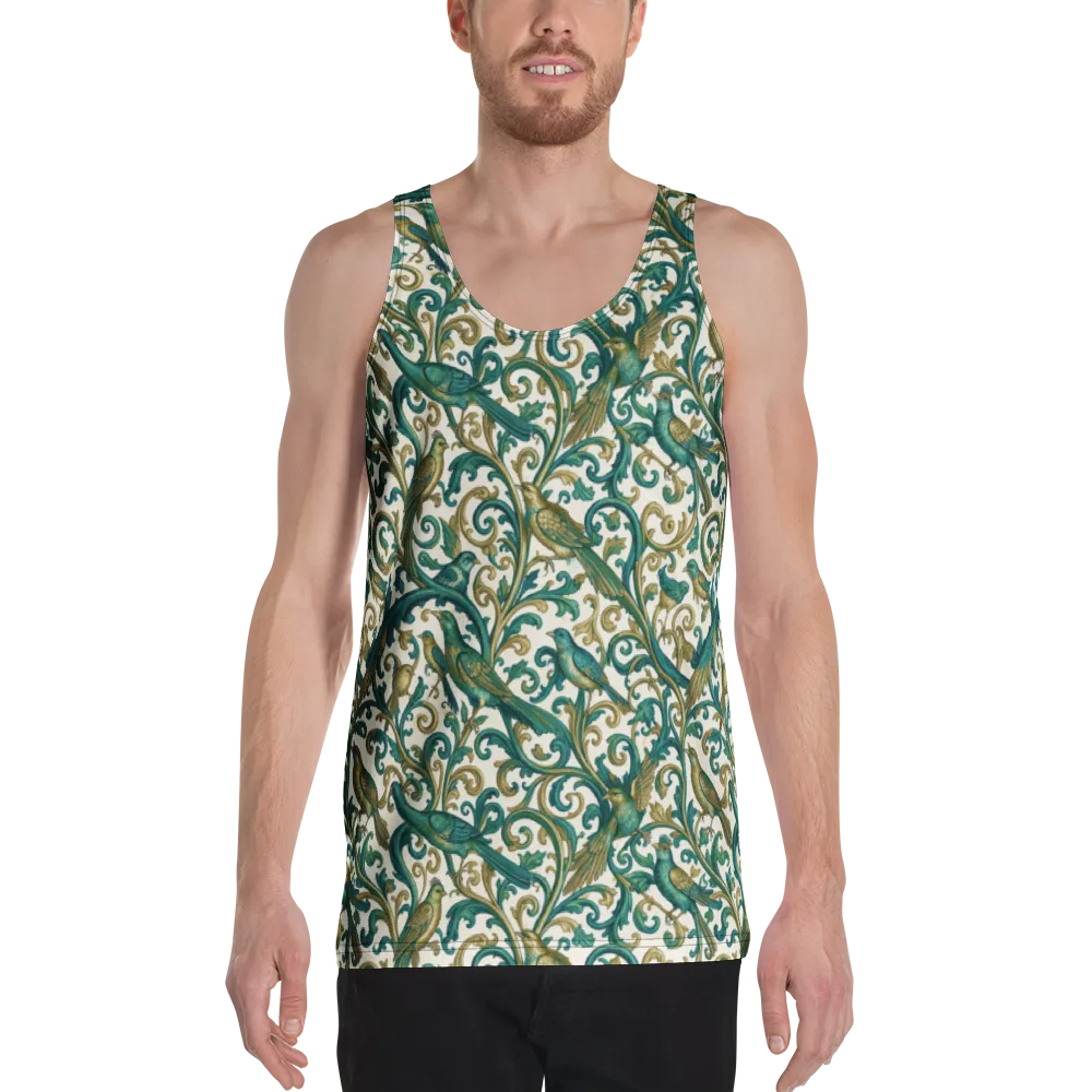 Aviary Arabesque on Men's Tank Top — Front