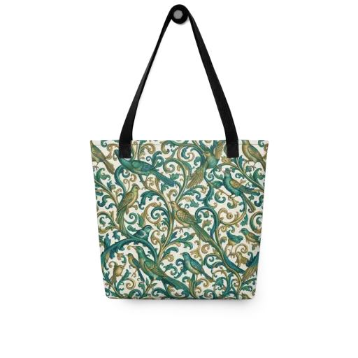 Aviary Arabesque on a Tote Bag
