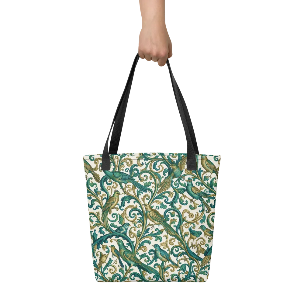 Aviary Arabesque on Tote Bag — Front