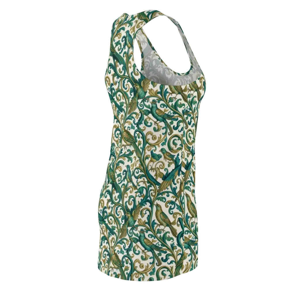 Aviary Arabesque on Racerback Dress — Back Side