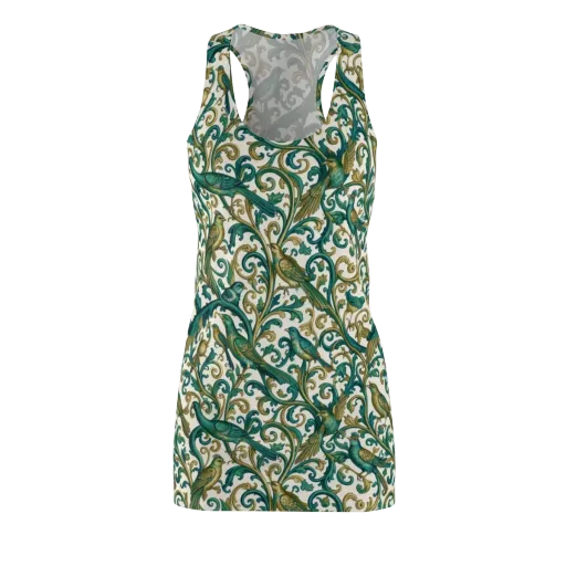 Aviary Arabesque on a Racerback Dress