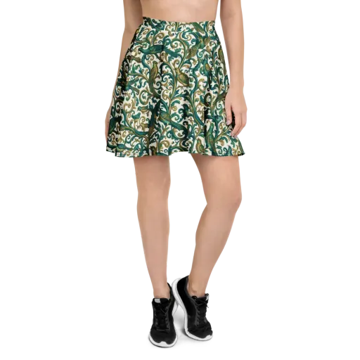 Aviary Arabesque on a Skater Skirt