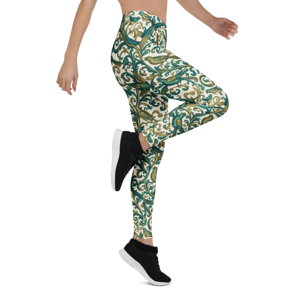 Aviary Arabesque on Leggings — Right