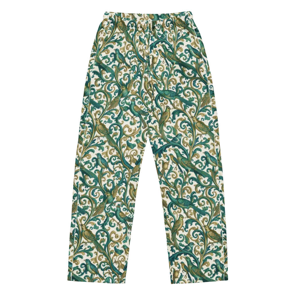 Aviary Arabesque on Women's Pajama Pants — Front