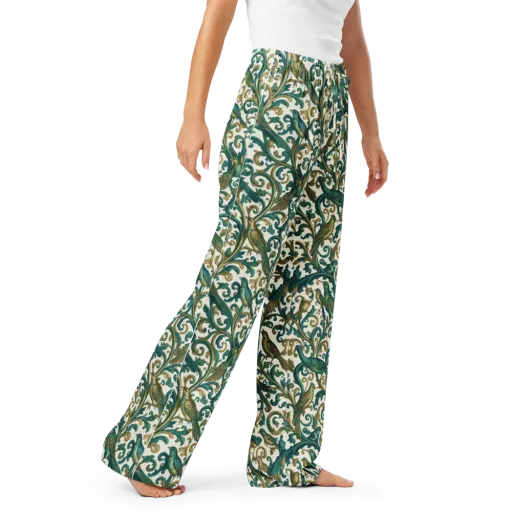 Aviary Arabesque on a Women's Pajama Pants