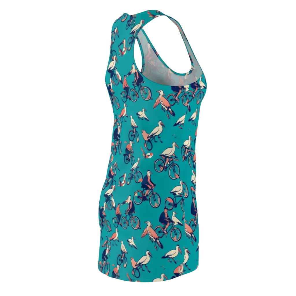 Pedal And Plume on Racerback Dress — Back Side