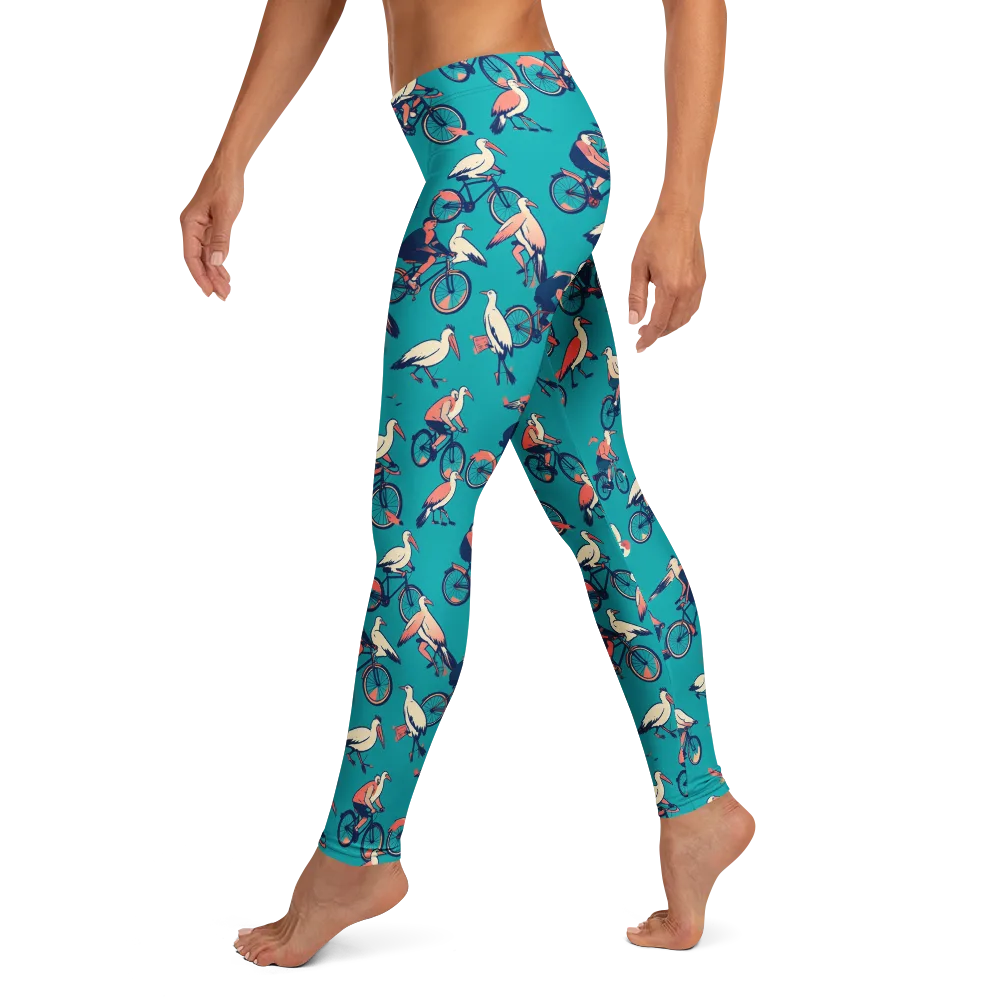 Pedal And Plume on Leggings — Left