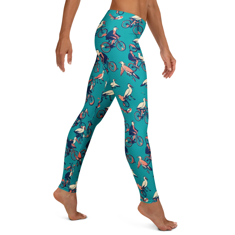 Pedal And Plume on Leggings — Right