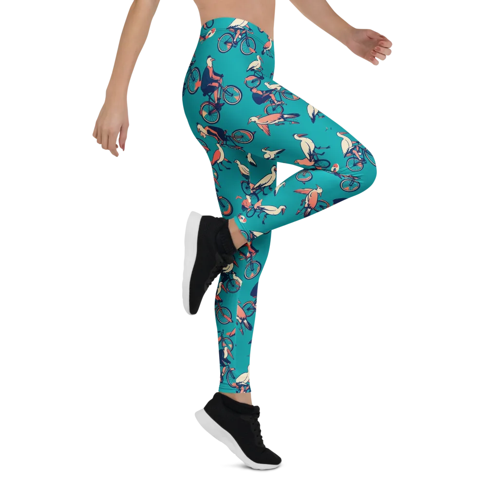 Pedal And Plume on Leggings — Right