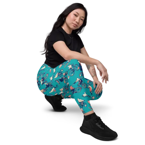 Pedal And Plume on a Leggings with Pockets