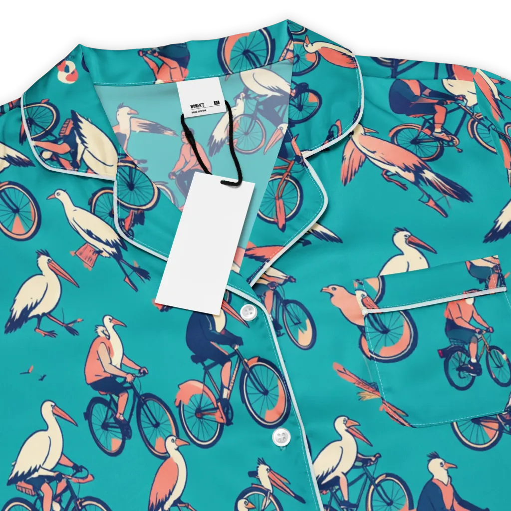 Pedal And Plume on Women's Short Sleeve Pajama Top — Product details