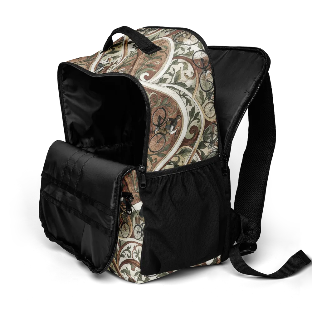 Storks in Motion on Utility Backpack — Product details 2