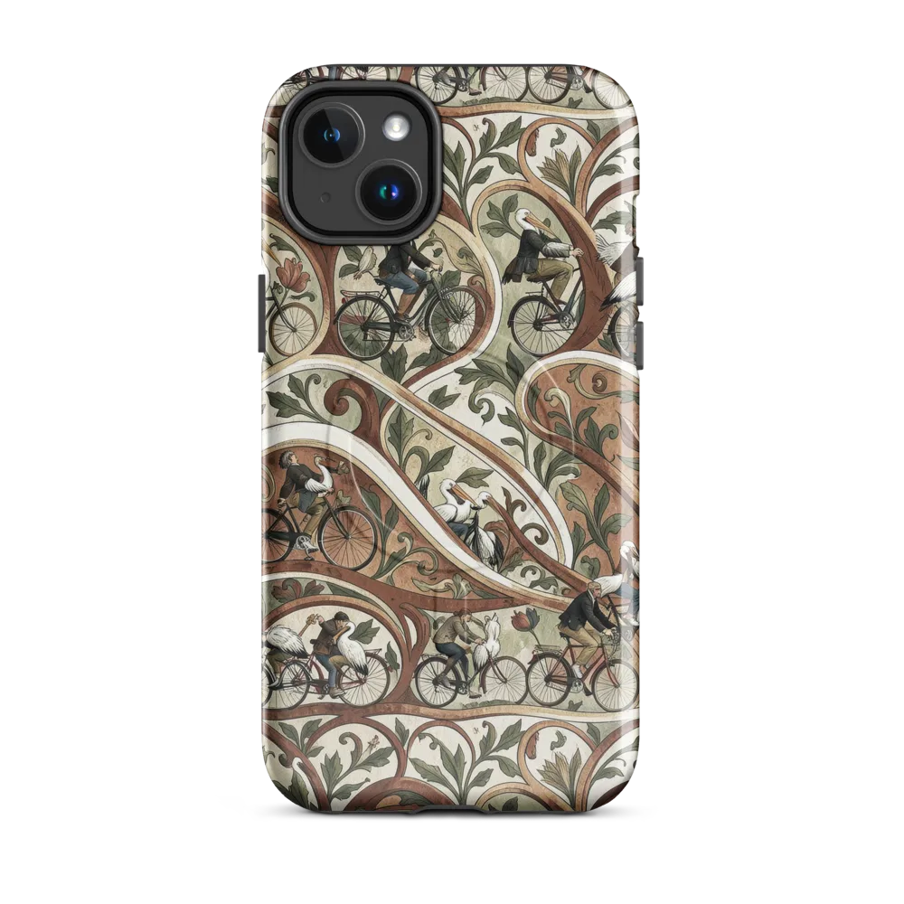 Storks in Motion on MagSafe Tough Case for iPhone® — Front