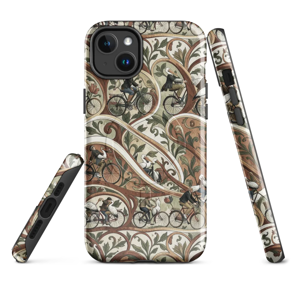 Storks in Motion on MagSafe Tough Case for iPhone® — Front