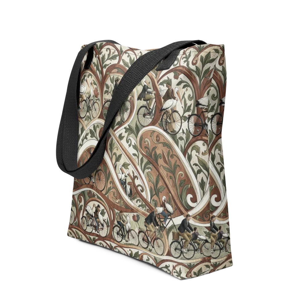 Storks in Motion on Tote Bag — Front