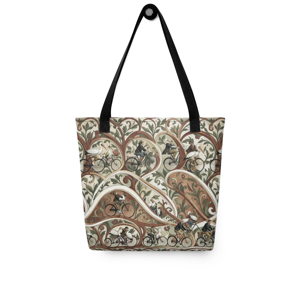 Storks in Motion on Tote Bag — Front