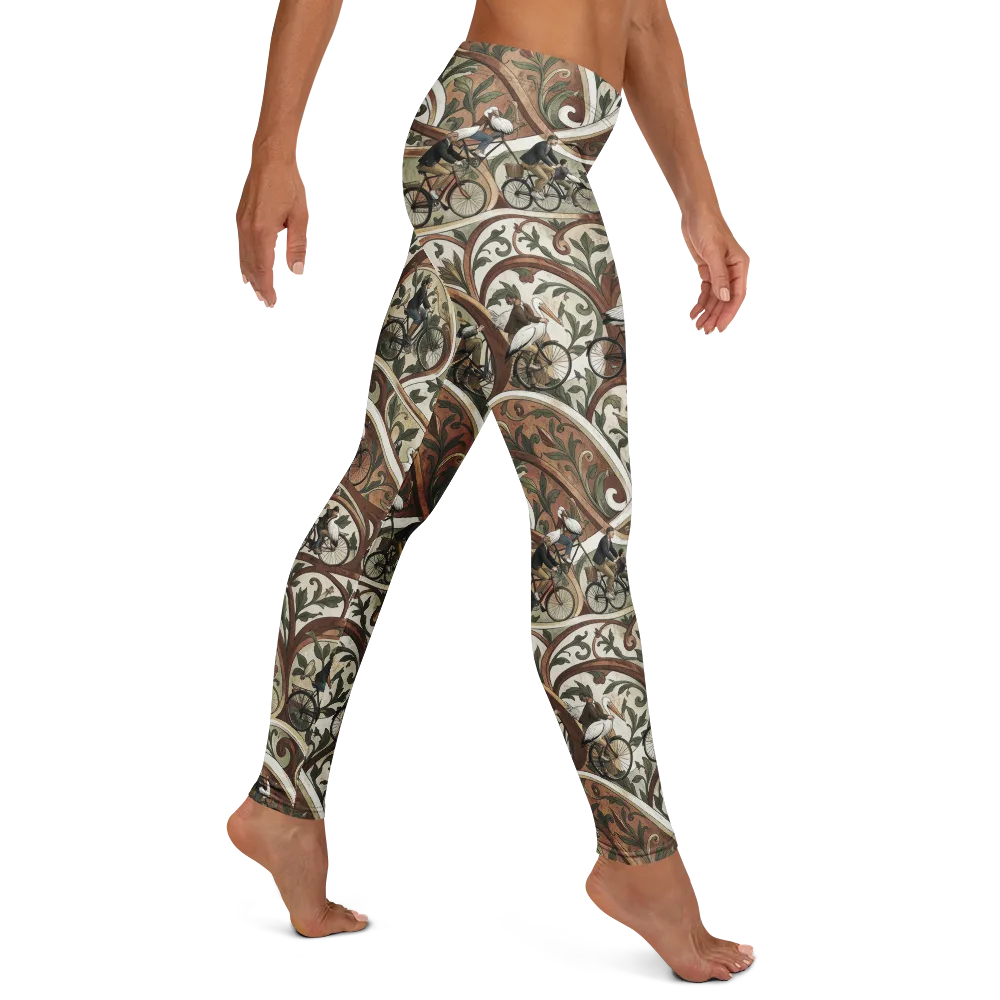 Storks in Motion on Leggings — Right