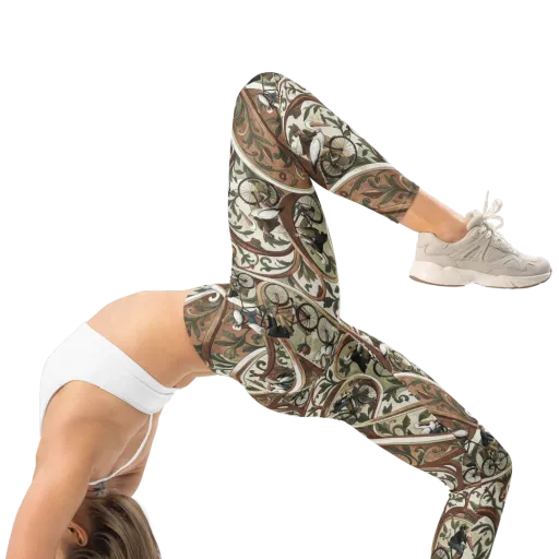 Storks in Motion on a Leggings