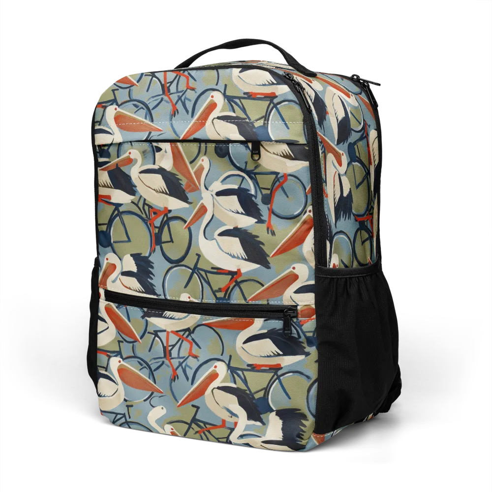 Pelican Cycle on Utility Backpack — Left Front