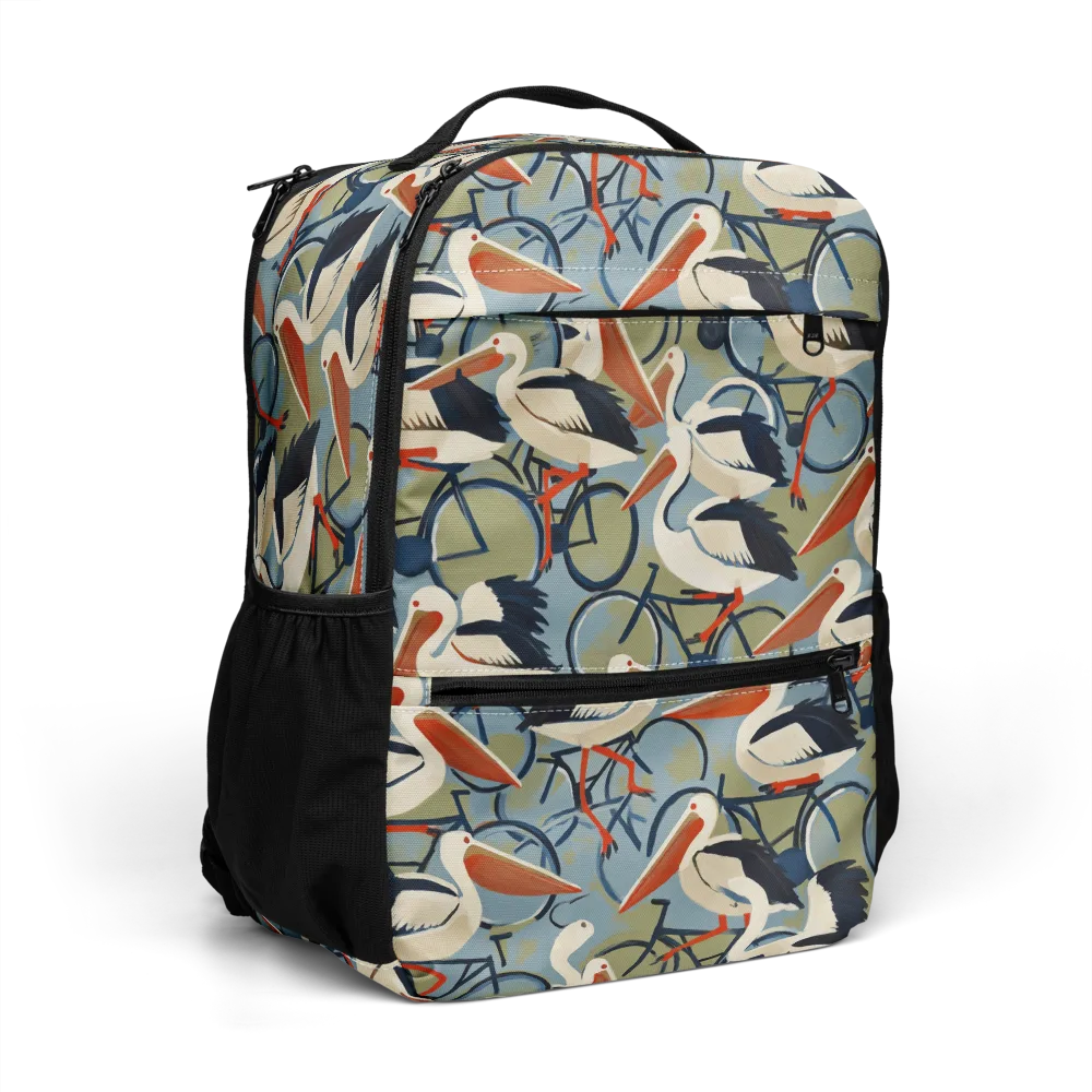 Pelican Cycle on Utility Backpack — Right Front