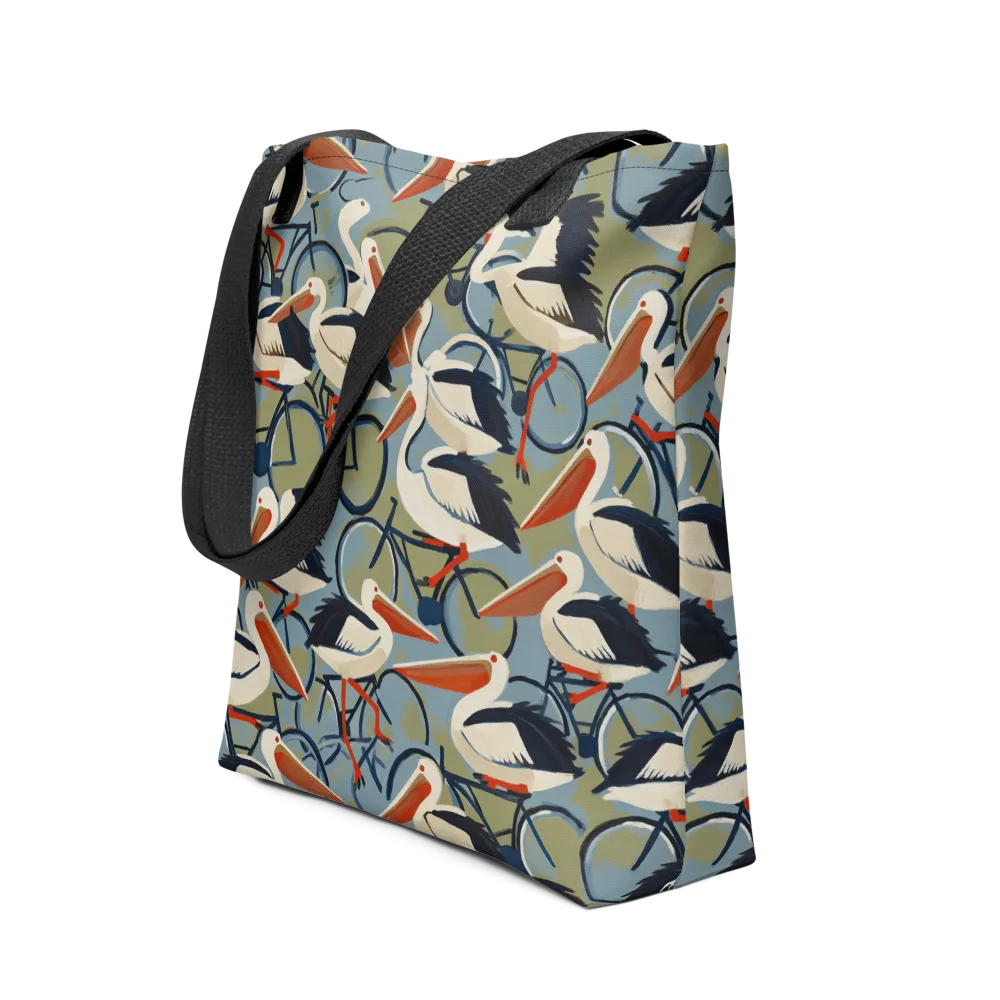Pelican Cycle on Tote Bag — Front