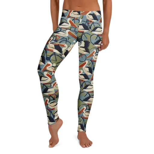 Pelican Cycle on a Leggings