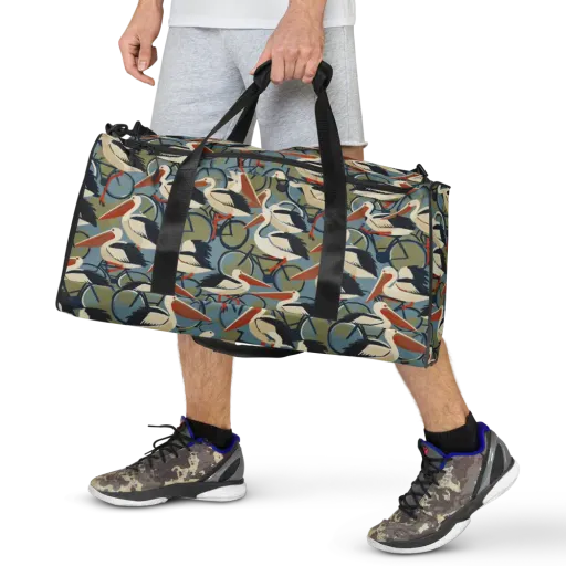 Pelican Cycle on a Duffle Bag