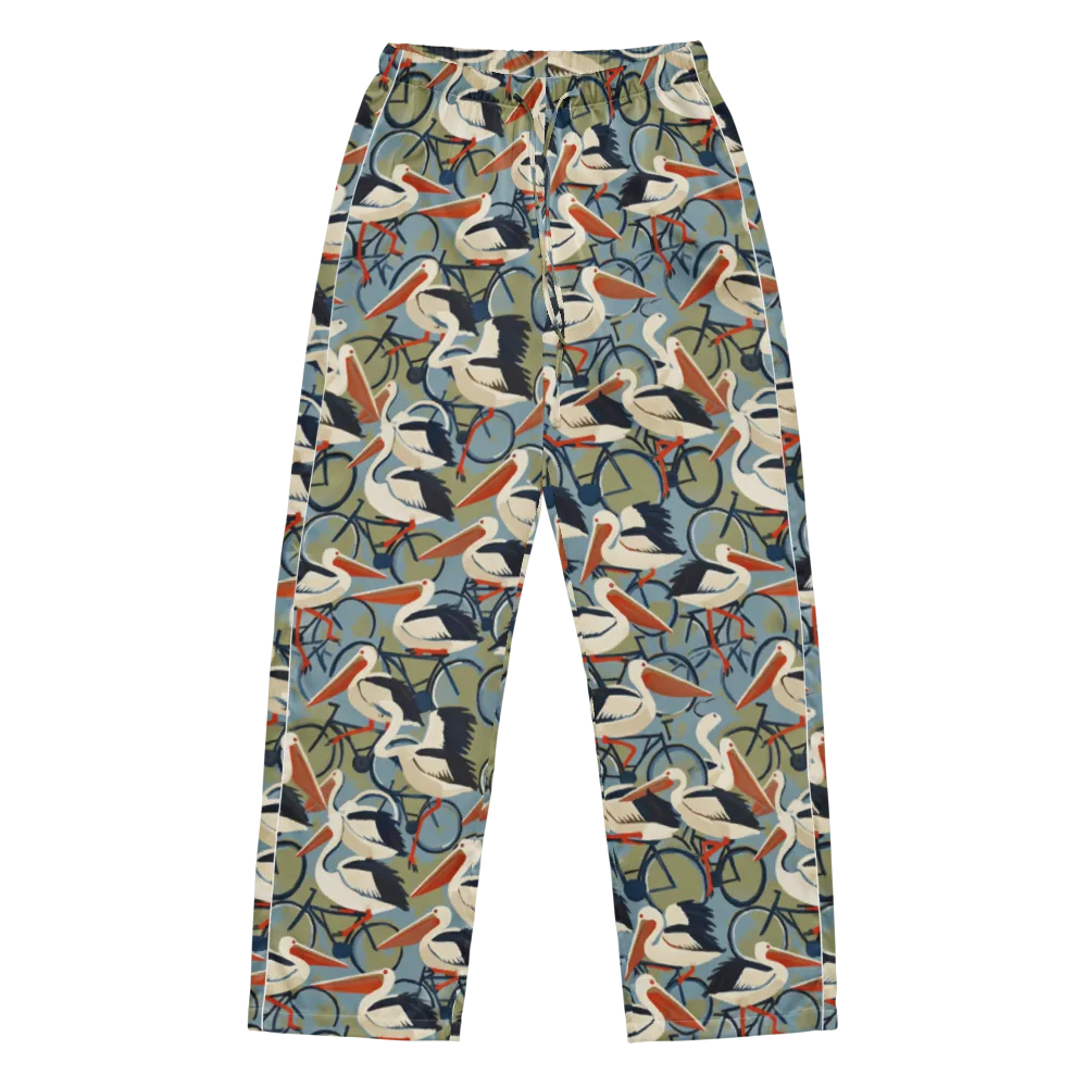 Pelican Cycle on Women's Pajama Pants — Front