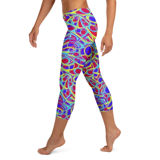 Acid Pulse on a Capri Leggings