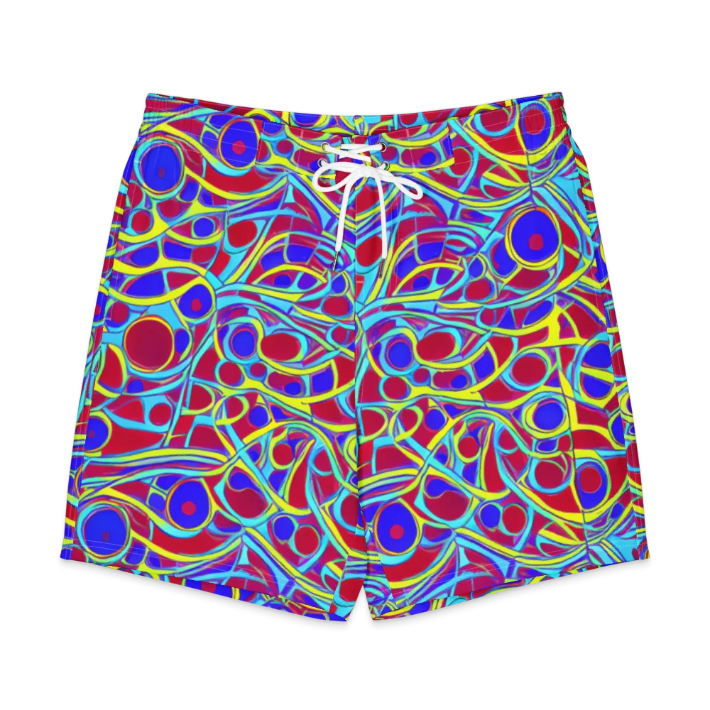 Acid Pulse on Men's Board Shorts — Front