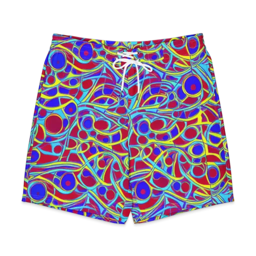 Acid Pulse on a Men's Board Shorts