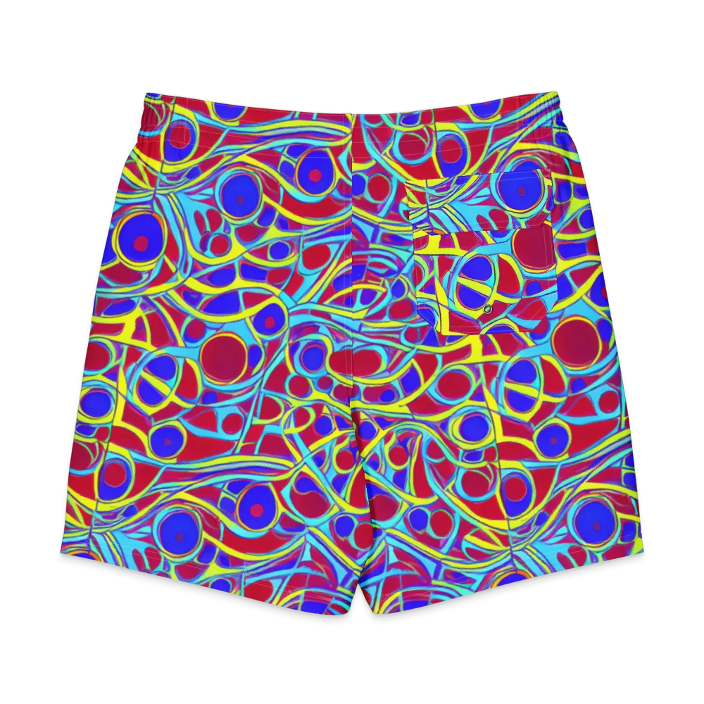 Acid Pulse on Men's Board Shorts — Back
