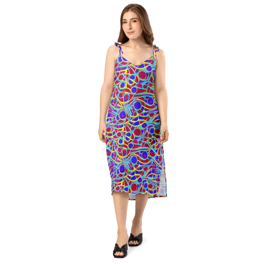 Acid Pulse on Slip Dress — Front