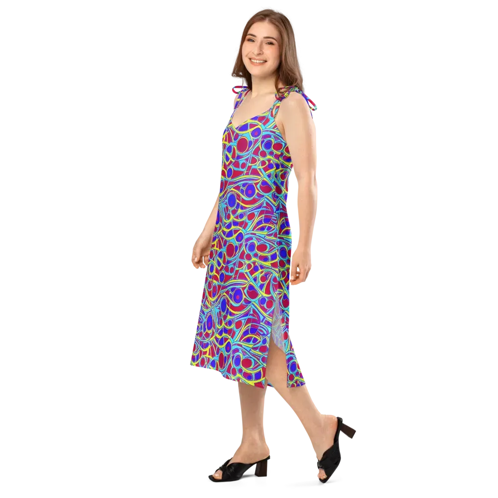 Acid Pulse on Slip Dress — Left Front