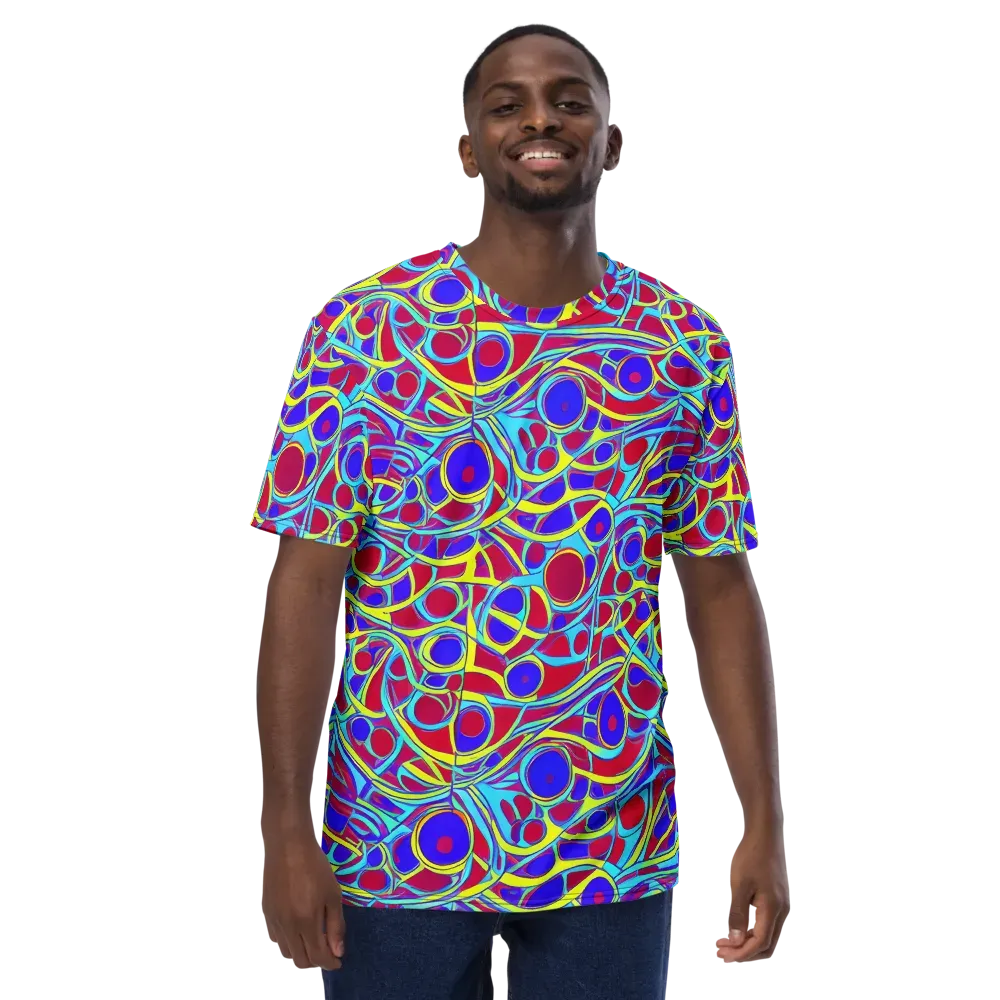 Acid Pulse on Men's Crew Neck T-Shirt — Front