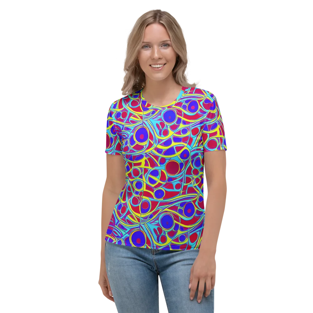 Acid Pulse on Women's Crew Neck T-Shirt — Front