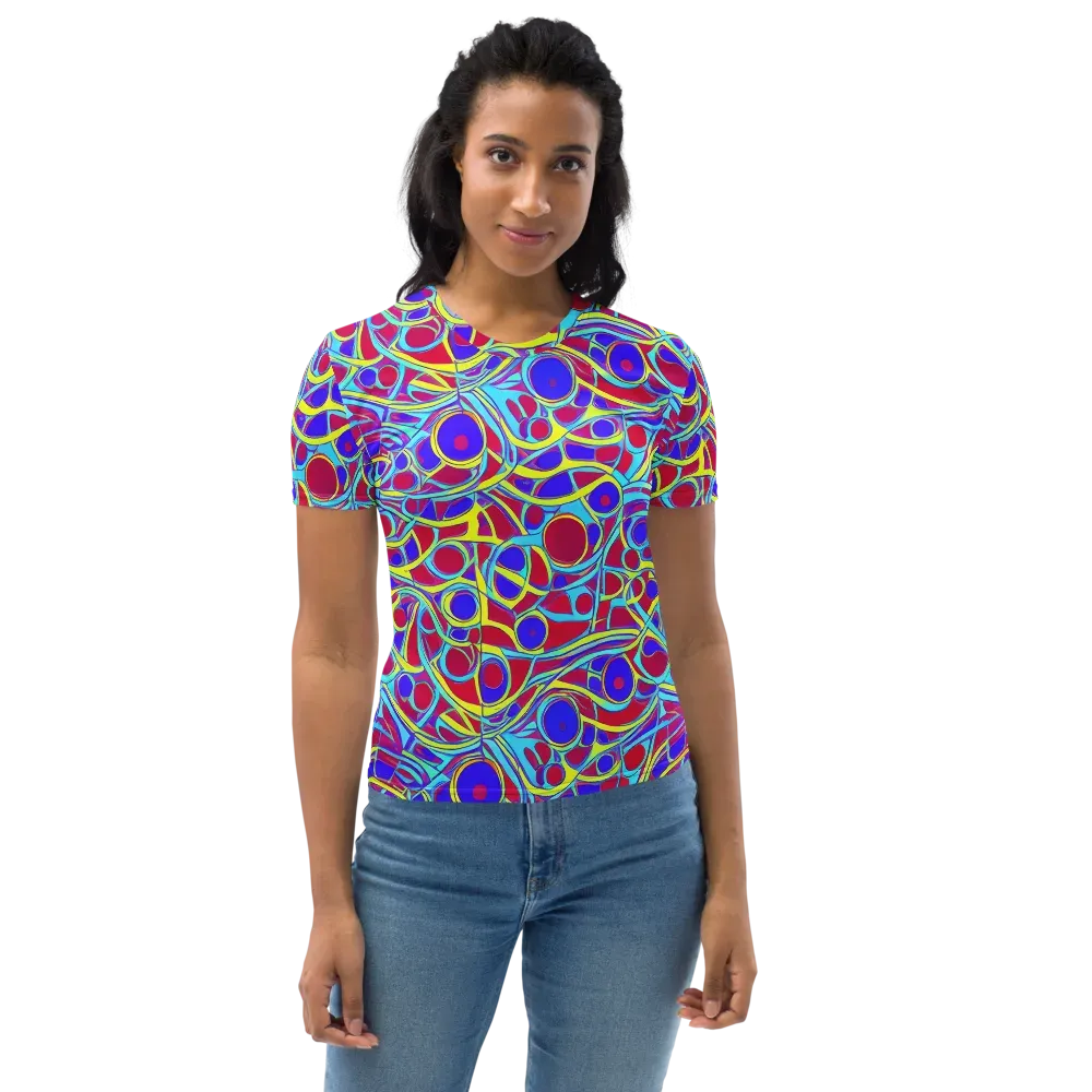 Acid Pulse on Women's Crew Neck T-Shirt — Front