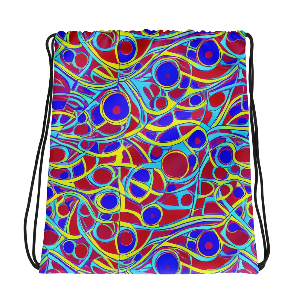 Acid Pulse on Drawstring Bag — Photo