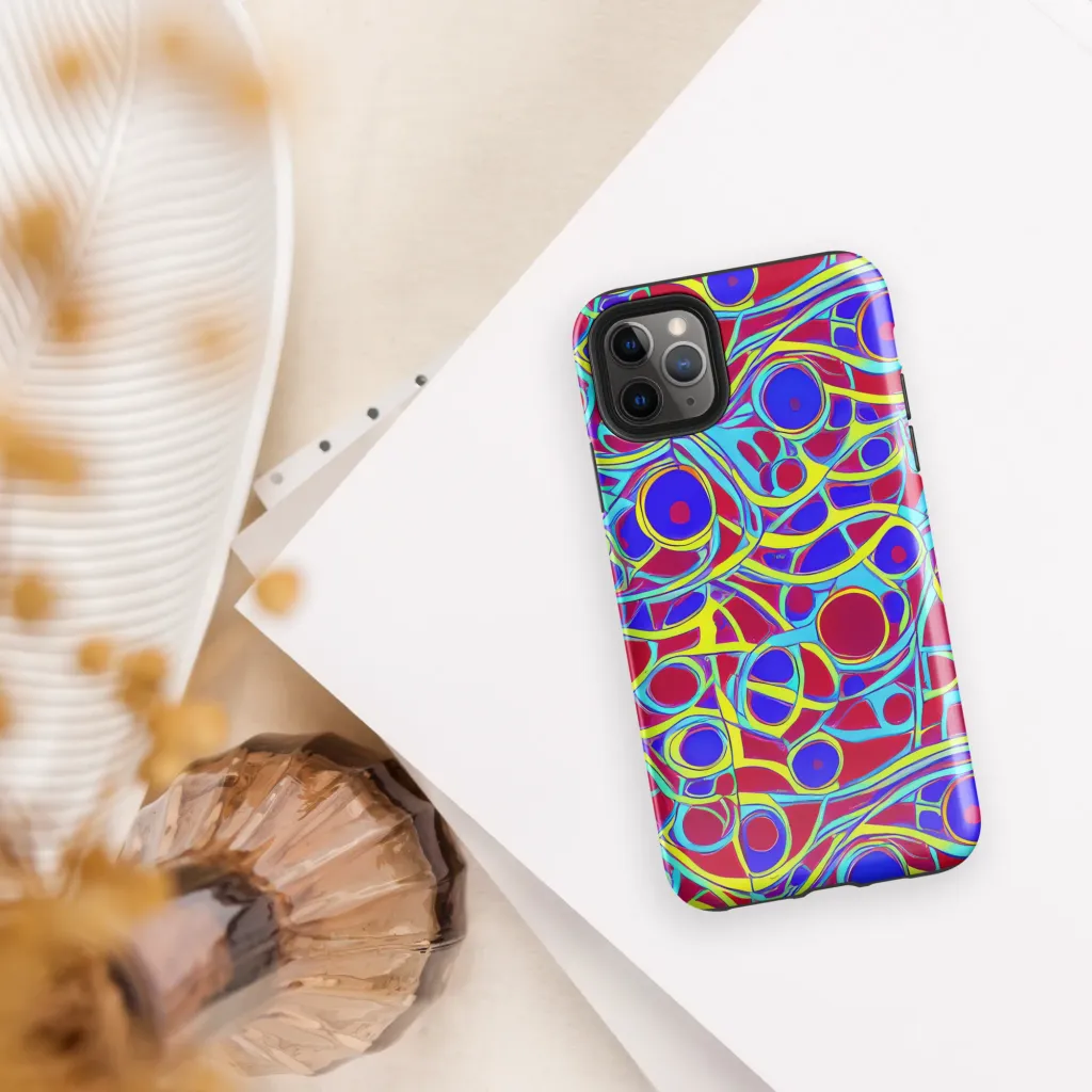Acid Pulse on Tough Case for iPhone® — Front