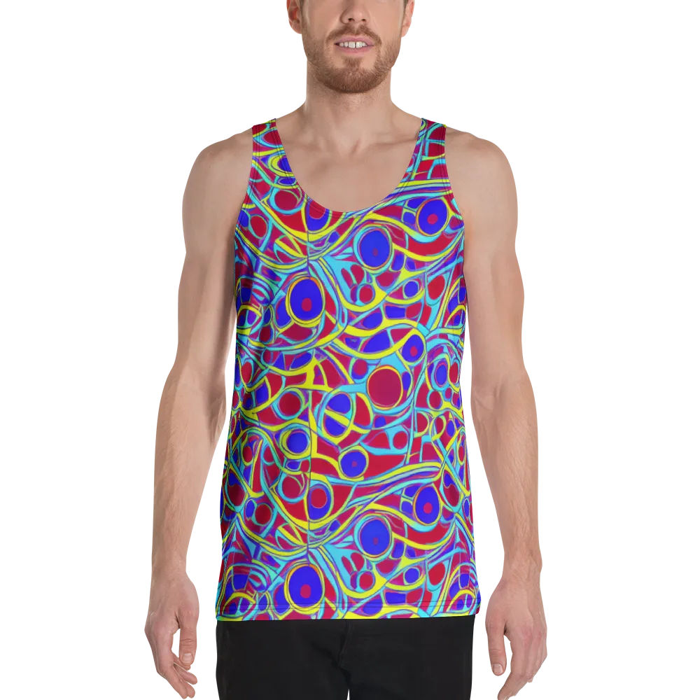 Acid Pulse on Men's Tank Top — Front