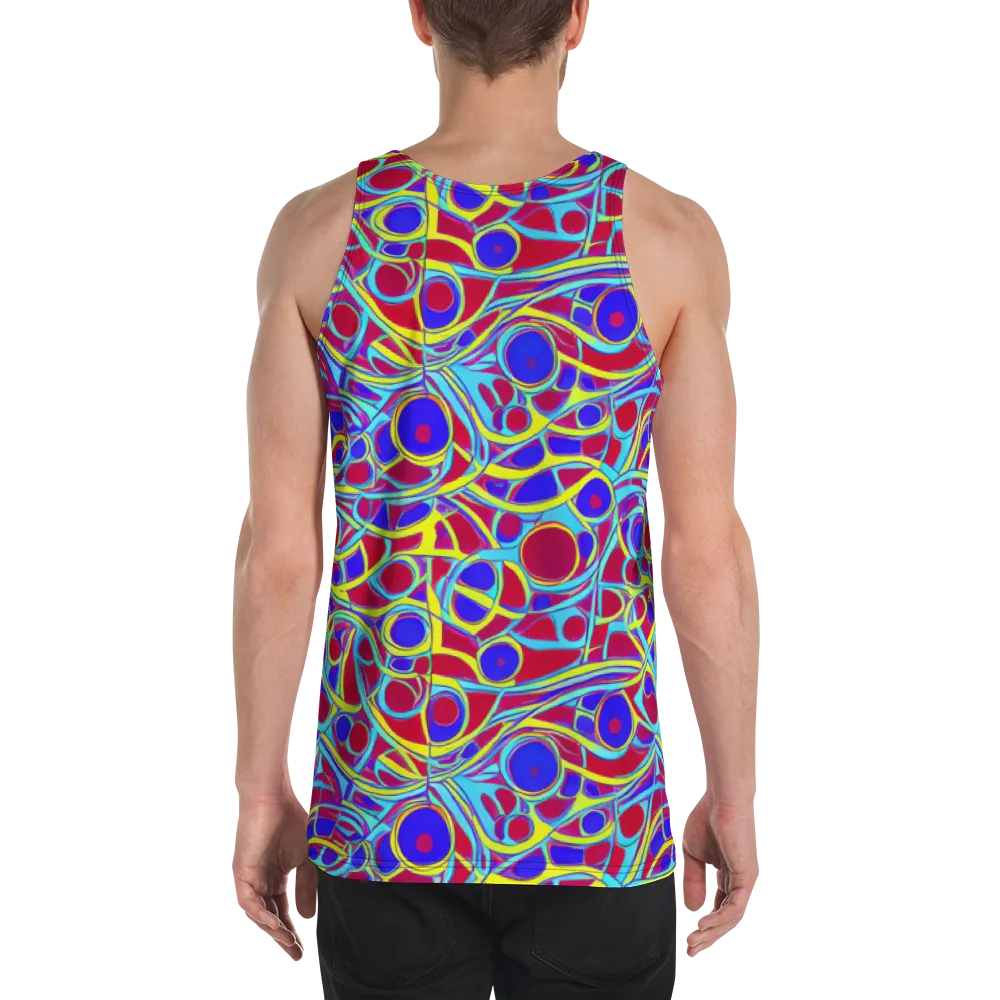 Acid Pulse on Men's Tank Top — Back
