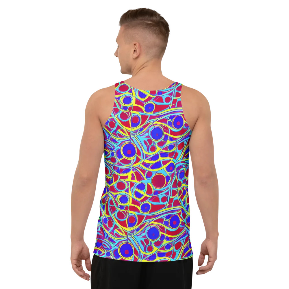 Acid Pulse on Men's Tank Top — Back
