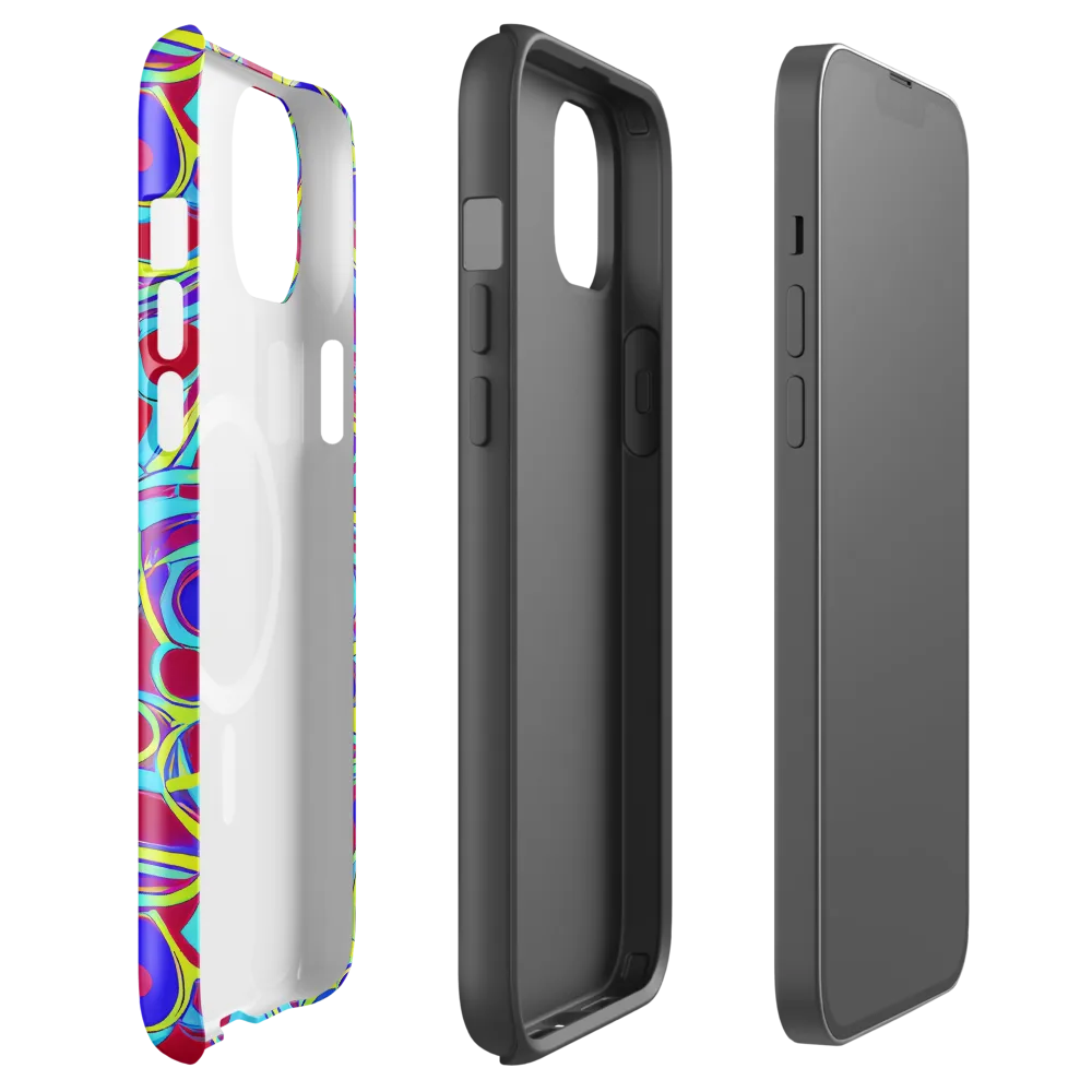 Acid Pulse on MagSafe Tough Case for iPhone® — Front