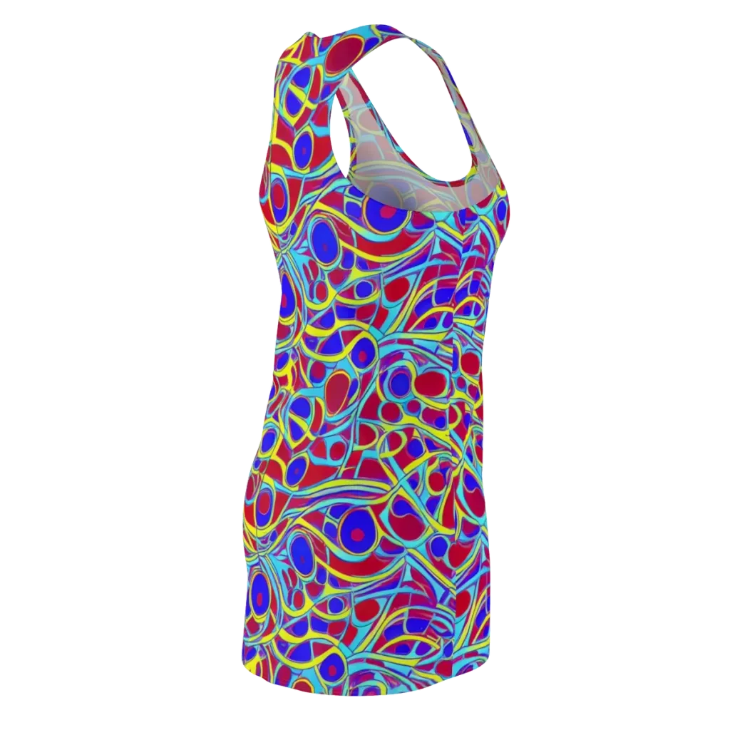 Acid Pulse on Racerback Dress — Back Side