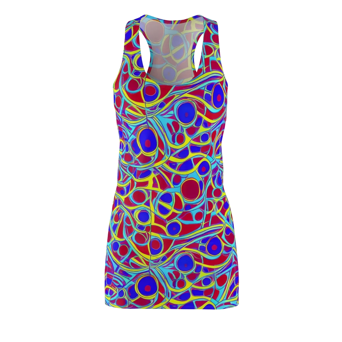 Acid Pulse on Racerback Dress — Front