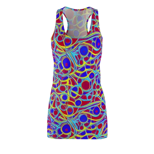 Acid Pulse on a Racerback Dress